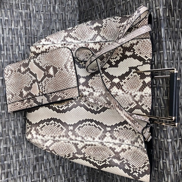 Jason Wu Genuine Python Leather Suvj Shopper Tote NEW - Picture 7 of 10